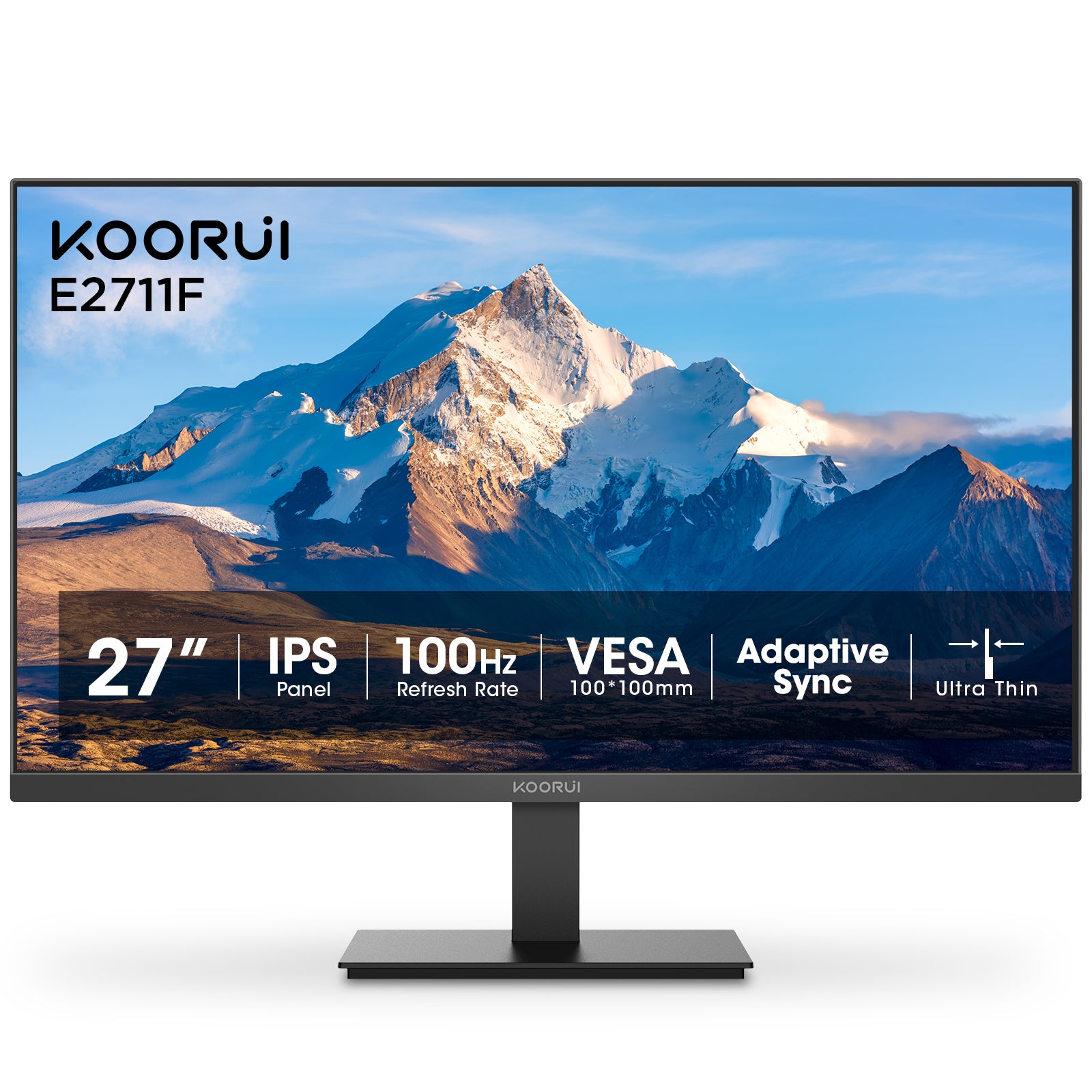 KOORUI E2711F 27-inch IPS FHD 100Hz Business Monitor