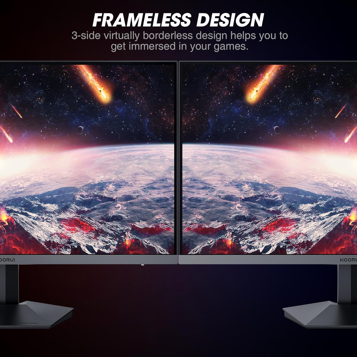 KOORUI 24E3 24-inch IPS FHD 165Hz Gaming Monitor