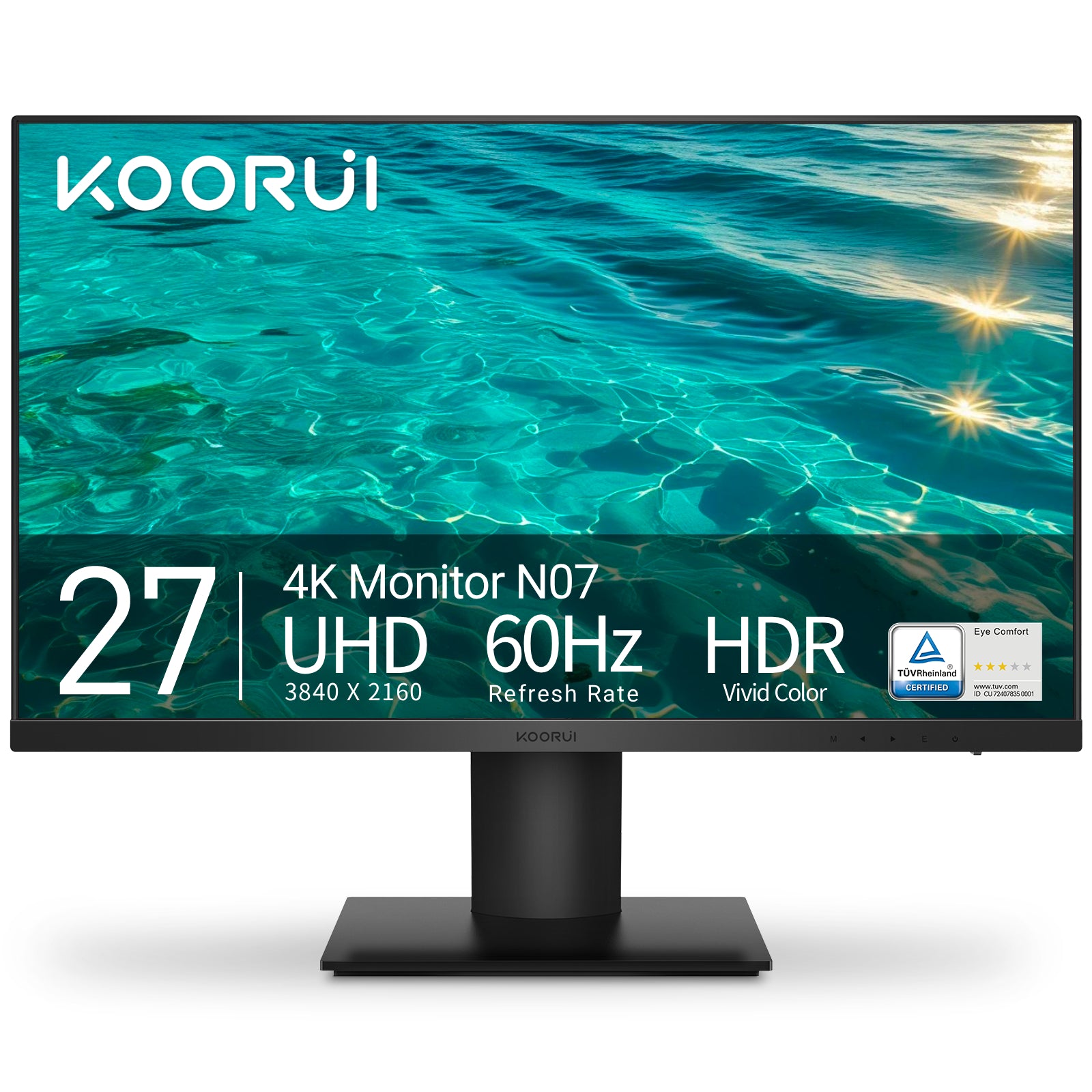 KOORUI N07 27-inch IPS 4K UHD 60Hz Business Monitor