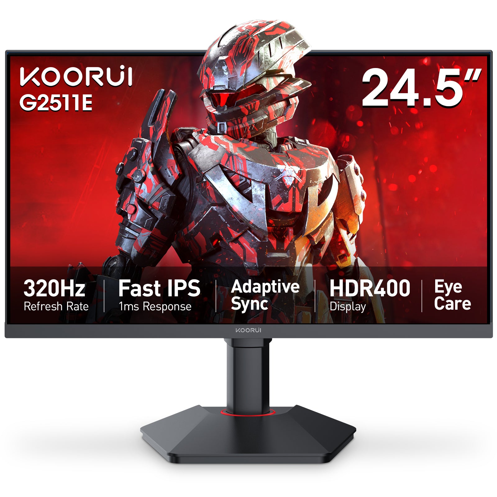 KOORUI G2511E 25-inch IPS FHD 320Hz Gaming Monitor