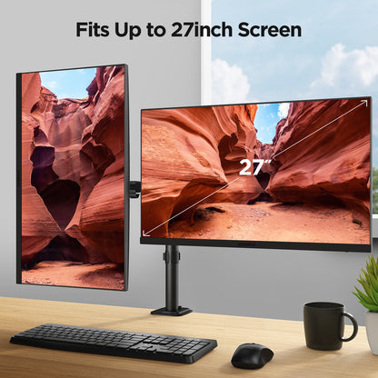 KOORUI KR20G Dual Monitor Stand for 13-27 Inch Holds Screens